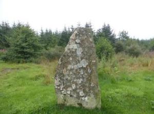 Solitary standing stones could be of any date. This standing stone looks and feels prehistoric but was recently erected as part of car park landscaping works. 