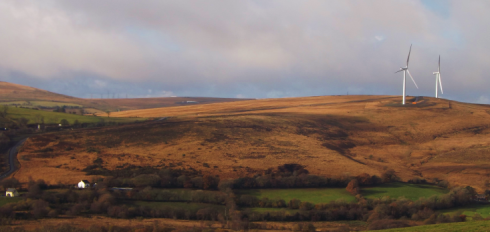The south eastern slope of Bancbryn. View from east. (Source: DSCF 1066)